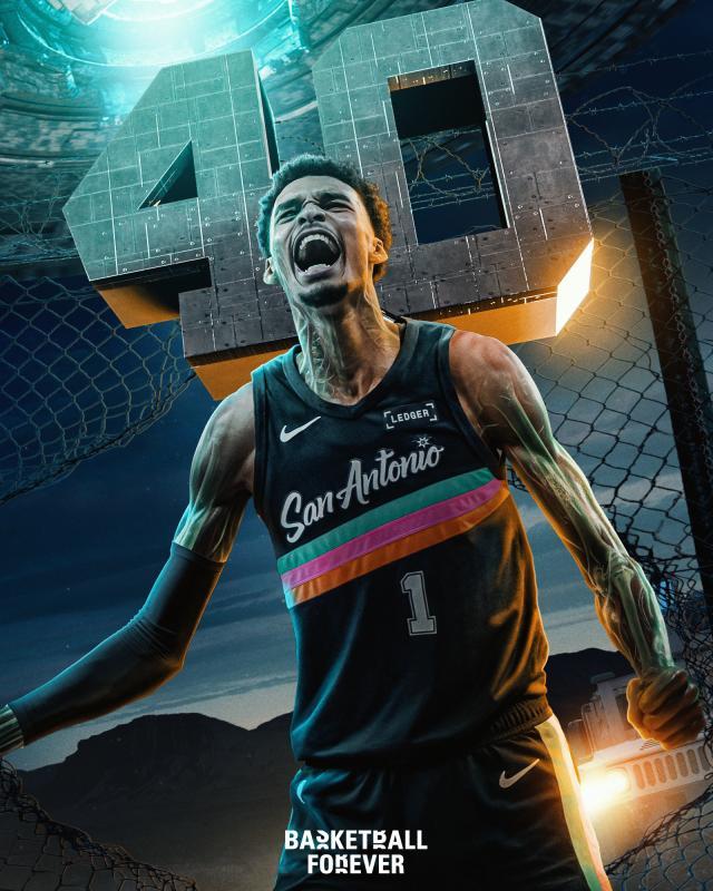 leyu集团-狂虐湖人二队！文班亚马26分钟轰40+12历史首人